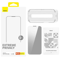 Baseus Sapphire Series Privacy Protection Tempered Glass Screen Protector (with Dust Filter)
