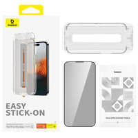 Baseus Sapphire Series Privacy Protection Tempered Glass Screen Protector (with Dust Filter)
