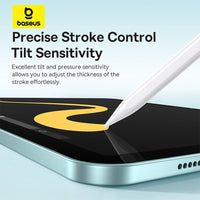 Baseus Smooth Writing 3 Wired Charging Stylus (P80080805213-01) (Active Tilt Sensitivity Version) -Moon White