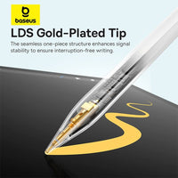 Baseus Smooth Writing 3 Wired Charging Stylus (P80080805213-01) (Active Tilt Sensitivity Version) -Moon White