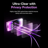 Baseus Sapphire Series Privacy Protection Tempered Glass Screen Protector (with Dust Filter)