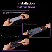 Baseus Sapphire Series Privacy Protection Tempered Glass Screen Protector (with Dust Filter)