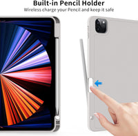 Soft TPU Back Shell Slim Cover Case with Auto Sleep / Wake for iPad Pro 11 (2024)