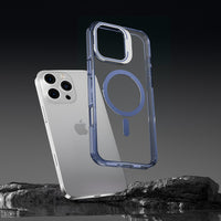 iPhone 16e / 17e REDEFINE Lens Flip Stand Transparent Case Cover With Magnetic Ring