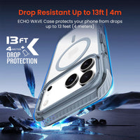 iPhone 17 Pro REDEFINE Echo Wave Ultimate Impact Protection Transparent Case Cover