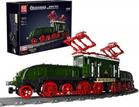 Mould King 12023 Crocodile OBB 1189.08 Electric Steam Locomotive Building Block
