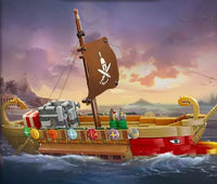 JIESTAR Building Blocks MOC 58002 Spartan Ship Construction Toys Kids Adult