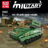Building Blocks Mould king 20001 Military HJ-10 Anti-tank Toys 1600 pcs