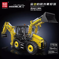Building Blocks MOC 17036 Bulldozer Engineering Vehicle Toys