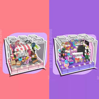 Mould King 24039+24040 Gourmet Dream Day Creative Building Block Toy 321 PCS