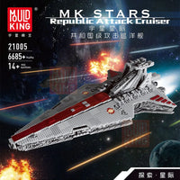 Mould King 21005 Super Destroyer Model Venator-Class Republic Attack Cruiser