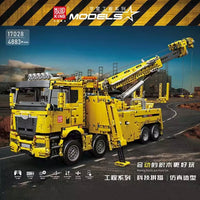 Mould King RC APP Motorized Rescue Fire Truck Bricks DIY Model Toys 17028