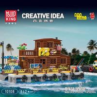 Mould King 10108 No. Dockside Tavern Building Block Toy 842pcs