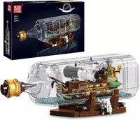 Mould King 10067 Pirates Ship in a Bottle Building Blocks Kits for Kids 2499pcs