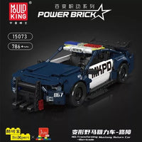 Mould King 15073 No.Transforming Mustang Return Car Barricade Toy 786pc