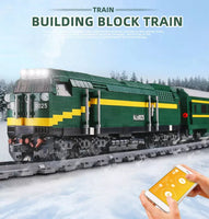 MOULDKING 12001 NJ2 Diesel Locomotives Motorized Train Building Toy 2086PCS