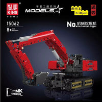 Mould King 15062 Engineering Series Mechanical Excavator Digger Dynamic Version