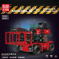 Building Block Mould King 17030 Dynamic Version Red Container Truck Toys