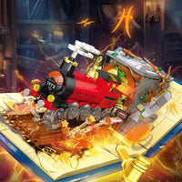 JIESTAR Building Blocks JJ9059 Express Train Movie & Game DIY toy 889 pcs