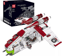 Mould King 21066 Republic Gunship LAAT-1 Display Model Kit for Adults 8039pcs