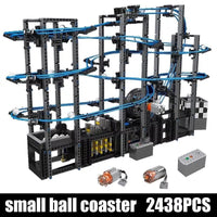 Moud King Motorized Ball Contraption Marble Run Bricks Model Kids Toys