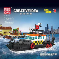 Mould King 10080-10084 multi-purpose lifeboat