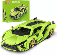 Mould King 10011 Mini SAI Sports Car MOC Building Blocks 1:14 Scale Model 1133pc