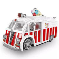 Building Blocks Mould King 1078PCS Ice Cream Truck Toys