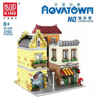 MOULD KING MOULD KING 16008 Coffee House Modular Building Brick 3103 PCS Set