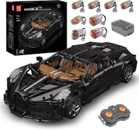 Mould King 13163 Black Super Racing Car 4688 Pcs Construction Set with Remote