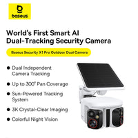 Baseus Security X1 Pro Outdoor Dual Camera