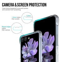 Crystal Clear Transparent Case Cover With Magnetic Ring for Samsung Galaxy