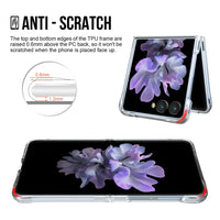Crystal Clear Transparent Case Cover With Magnetic Ring for Samsung Galaxy