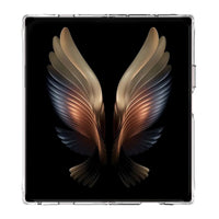 Crystal Clear Transparent Case Cover With Magnetic Ring for Samsung Galaxy