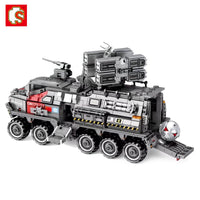 SEMBO 107007 Wandering Earth CN171 Troop Carrier Military Truck
