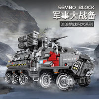 SEMBO 107007 Wandering Earth CN171 Troop Carrier Military Truck