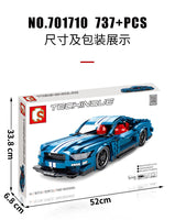 SEMBO 701710 FRAD MUSTANG Racing Car