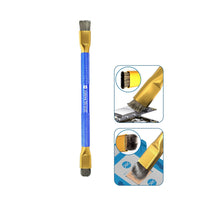 SUNSHINE SS-022D Mobile Phone Wire Brushes Cleaning Tool Motherboard IC Deglue and Tin Removal Double Head Copper Brush Repair