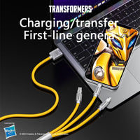 Transformers F-A03 Fast Charging Data 3 in 1 Cable