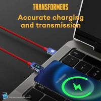 Transformers TF-A18 Type-C to Type-C 60W / 100W Fast Charge Data Cable