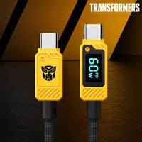 Transformers TF-A18 Type-C to Type-C 60W / 100W Fast Charge Data Cable
