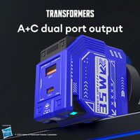 Transformers 35W PD Fast Charger TF-K21 GaN USB A + Type C Dual Port Fast Charging Charger Plug Adapter With LED