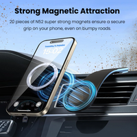 REDEFYNE VT104M Metal Arm Magnetic Car Mount