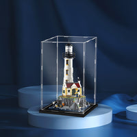 Display King - Acrylic  display case  for LEGO® Motorized Lighthouse 21335