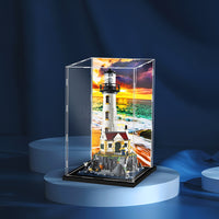 Display King - Acrylic  display case  for LEGO® Motorized Lighthouse 21335