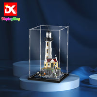 Display King - Acrylic  display case  for LEGO® Motorized Lighthouse 21335