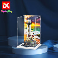 Display King - Acrylic  display case  for LEGO® Motorized Lighthouse 21335