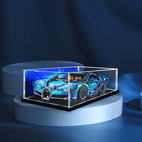 Display King - Acrylic display case with lettering for LEGO® Bugatti Chiron 42083