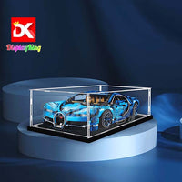 Display King - Acrylic display case with lettering for LEGO® Bugatti Chiron 42083