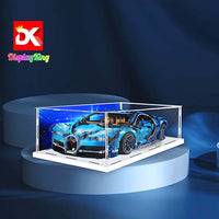 Display King - Acrylic display case with lettering for LEGO® Bugatti Chiron 42083
